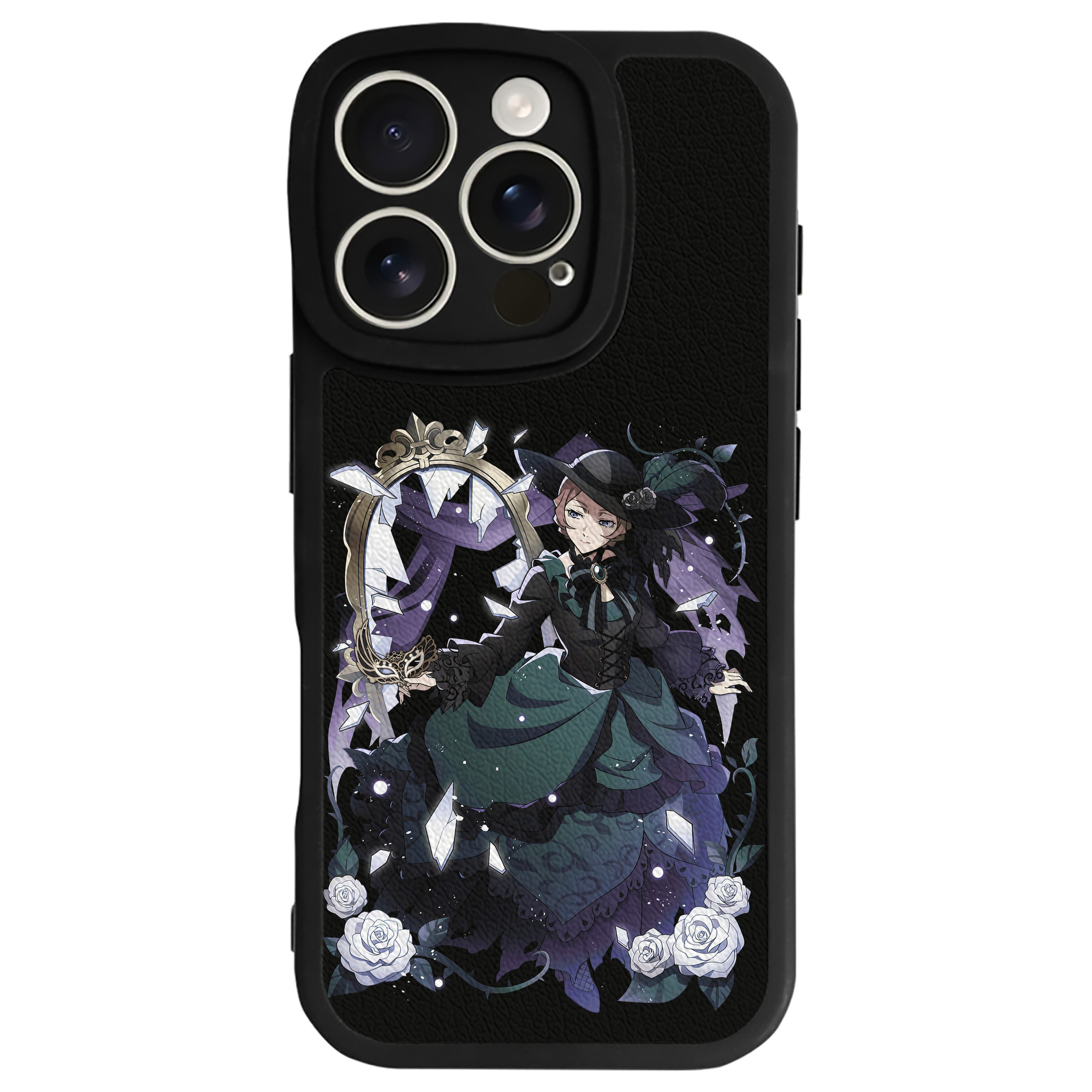（画像用） 文豪ストレイドッグス Bungo Stray Dogs 【iPhone 16シリーズ対応】シリコンスマホケース（レザー調） 材質：シリコン